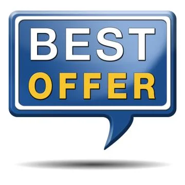 Best offer Stock Illustration