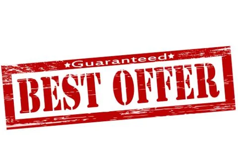 Best offer Stock Illustration
