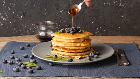 Best pancake stacks 動画素材 86175424