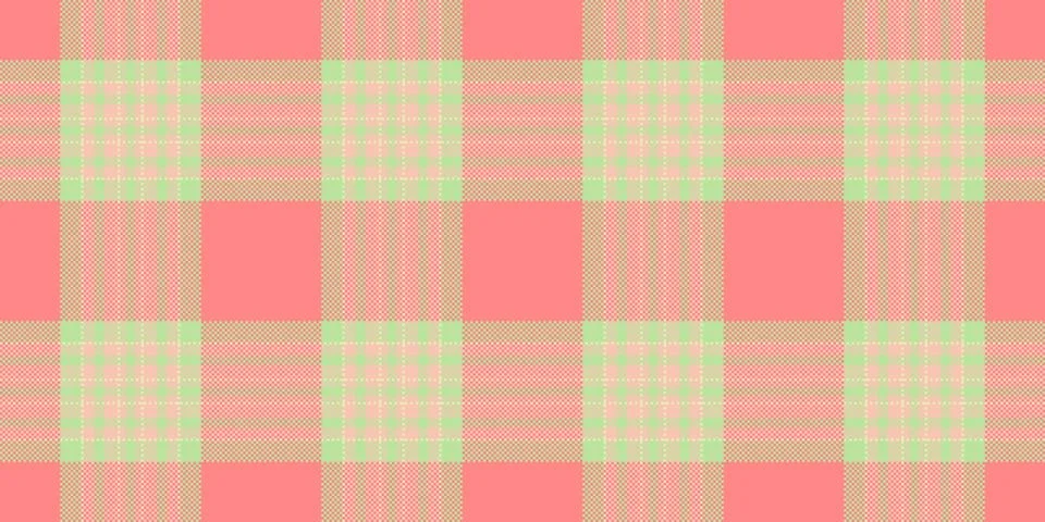 Best pattern check vector, 60s seamless tartan textile. Iconic texture back.. Stock Illustration