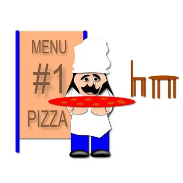 Best pizza Stock Illustration