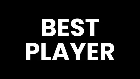 BEST PLAYER - TEXT DISPLAY ANIMATION Stock Footage 277650068