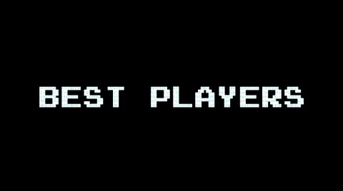 Best Players - Arcade game screen - Motion Graphic Loop Video stock 45617455
