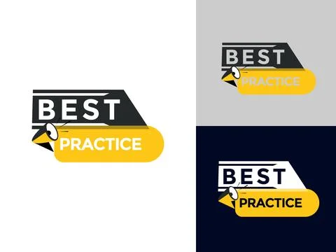 Best practice banner. best practice ribbon label sign set vector Stock Illustration