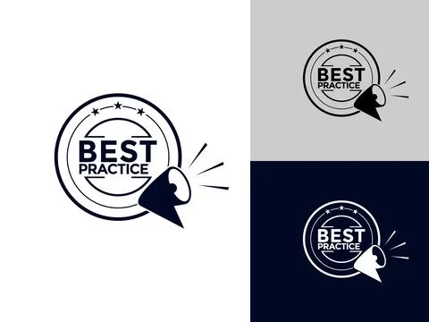 Best practice banner. best practice ribbon label sign set vector Stock Illustration