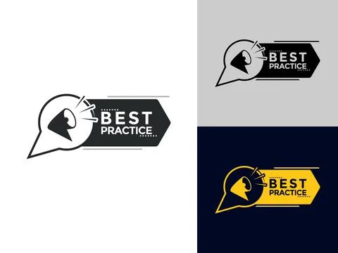 Best practice banner. best practice ribbon label sign set vector Stock Illustration