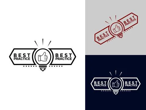 Best practice banner. best practice ribbon label sign set vector Stock Illustration