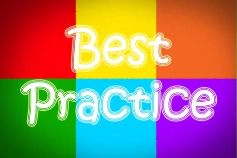 Best practice concept Stock Illustration
