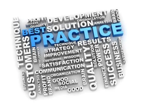 Best practice crossword Stock Illustration
