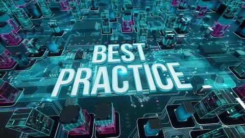 Best Practice with digital technology concept Stock Footage 103058643