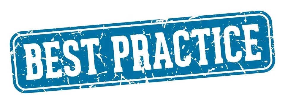 Best practice rectangular sign. best practice stamp Stock Illustration