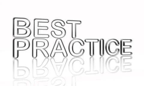 Best practice in silver wire Stock Illustration