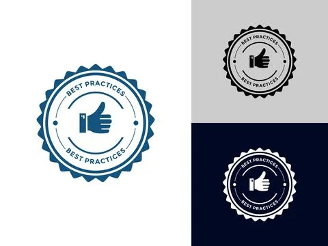 Best practice stamp. best practice round ribbon sticker. tag ribbon vector ic Stock Illustration