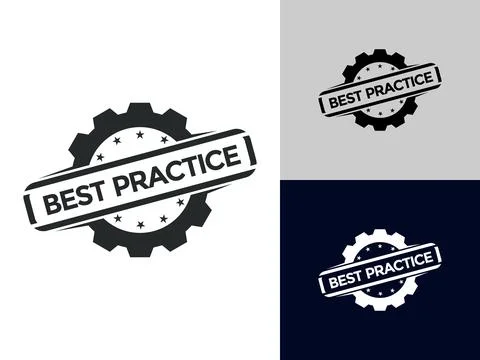 Best practice stamp. best practice round ribbon sticker. tag ribbon vector ic Stock Illustration