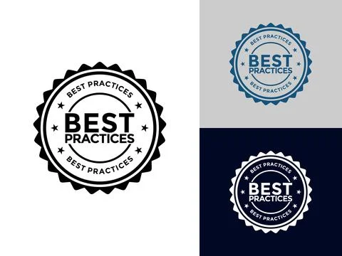Best practice stamp. best practice round ribbon sticker. tag ribbon vector ic Stock Illustration