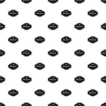 Best premium label pattern seamless Stock Illustration