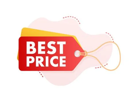 Best price web design elements. Shopping tags and best price badge. Vector stock Stock Illustration