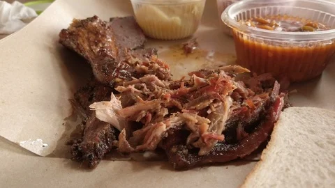 The best pulled lamb Stock Footage 127271466