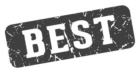 Best rectangular sign. best stamp Illustrazione stock