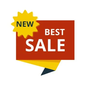 Best Sale icon. Creative element design from shopping sticker icons collection Stock Illustration