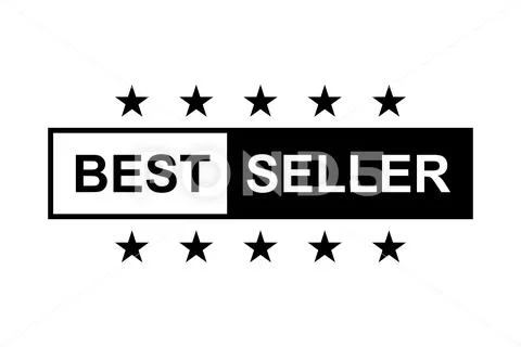 Best seller label icon vector for graphic design, logo, website