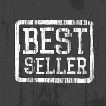 Best seller stamp, vector Illustrazione stock