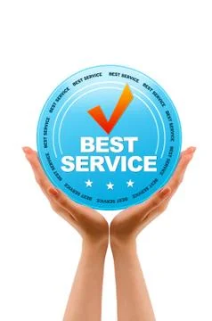 Best service Stock Illustration