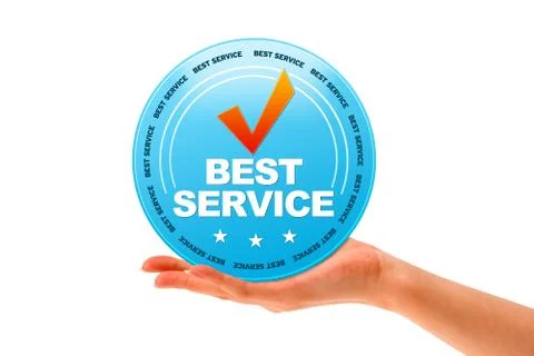 Best service Stock Illustration