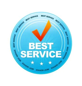 Best service Stock Illustration