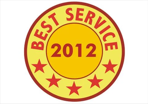 Best service Stock Illustration