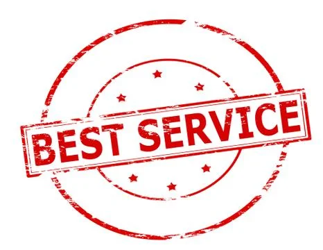 Best service Stock Illustration