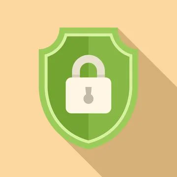 Best SSL certificate icon flat vector. Secure data Ilustración de archivo