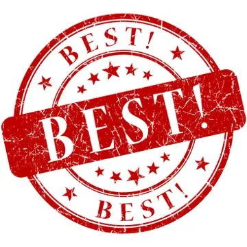 Best! stamp Illustration