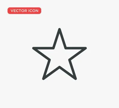 Best Star Icon Vector Illustration Stock Illustration