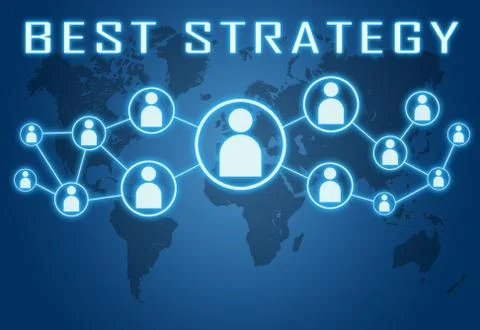 Best Strategy Illustrazione stock