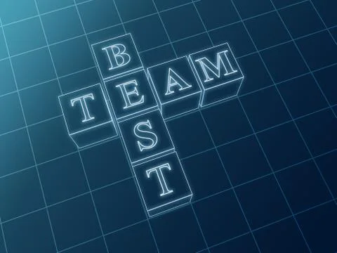 Best team Ilustración de archivo