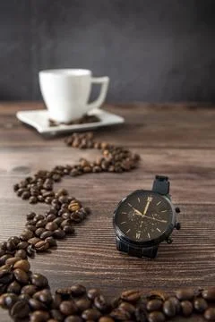 Best time for coffee 写真素材