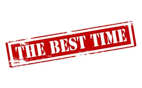 The best time Stock Illustration