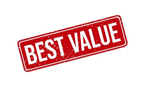 Best Value Rubber Stamp. Red Best Value Rubber Grunge Stamp Seal Vector Ill.. Stock Illustration