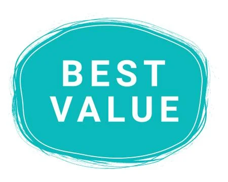 Best Value, Speech Bubble Banner, Element Design Template, App Icon, Vector Stock Illustration