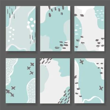 Best vector design backgrounds for social media. Stock Illustration