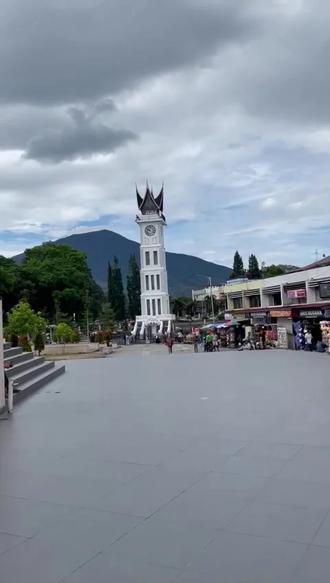 Best view bukittinggi Stock Footage 170818935