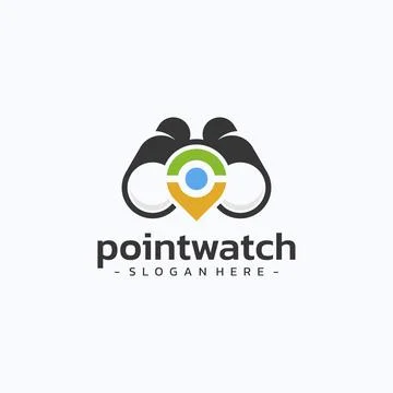 Best view location logo design vector. Travel destination symbol template. Stock Illustration