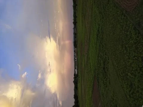 Best view of Rainbow 库存照片