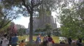 Best view of Sagrada Familia from Plaza Gaudi, Barcelona 4k or 4k+ Resolution