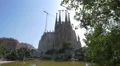 Best view of Sagrada Familia from Plaza Gaudi in Barcelona 4k or 4k+ Resolution