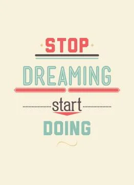 The best way to predict the future is to invite it. Inspirational Quote Poste Stock Illustration