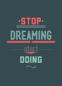 The best way to predict the future is invite it Stock Illustration