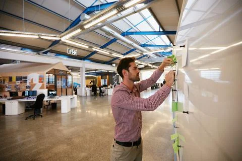 The best way to predict your future, is to create it. a young businessman 스톡 사진