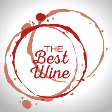 The best wine label Stock Illustration